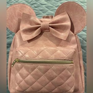 Pink Minnie Mouse backpack - used once! Like new.